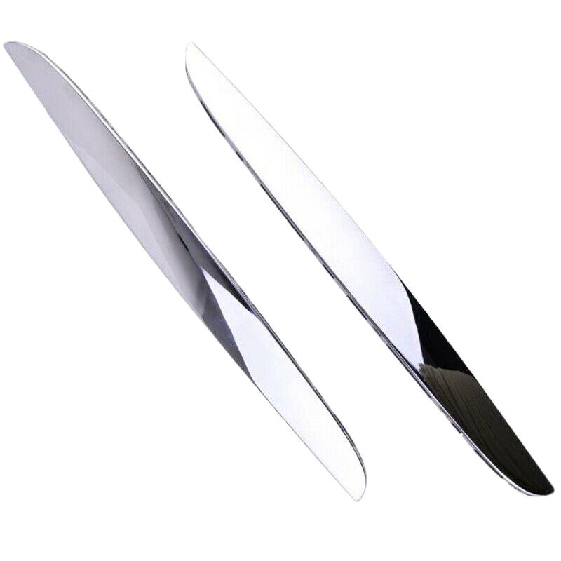 2ks Lišta krytu kapoty předního nárazníku nad ledvinkovou mřížkou chromový ABS 51137117242 Pro BMW řady 3 E90 E91 2006-2008