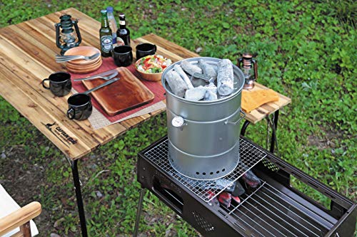 Căpitanul Cerb (CAPITAN STAG) Afumător, Afumător Pui la Doză de Bere, Diametru Exterior 260mm x Înălțime 315mm, Afumător Compatibil, UG-1058