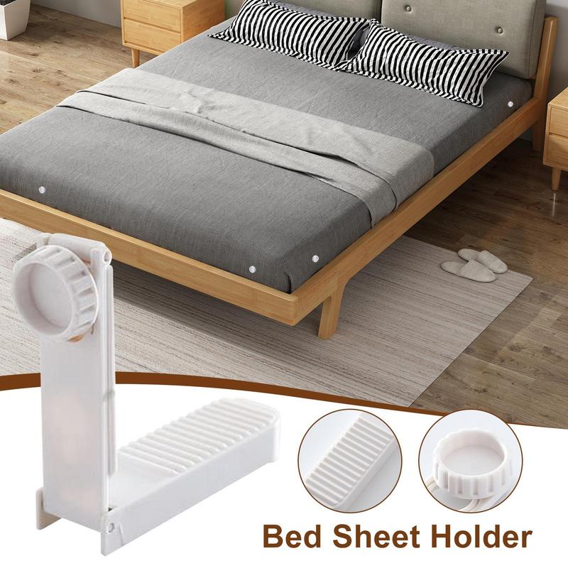 4Pcs Adjustable Fitted Sheet Keepers household invisible bed sheet clip punch-free buckle Non-Slip Firm Tight Accessories