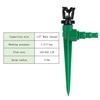 Farm Irrigation Sprinkler 1/2" Male Thread Nozzle 360 Degree Scattering Garden Lawn Rotating Sprinkler Watering Irrigation