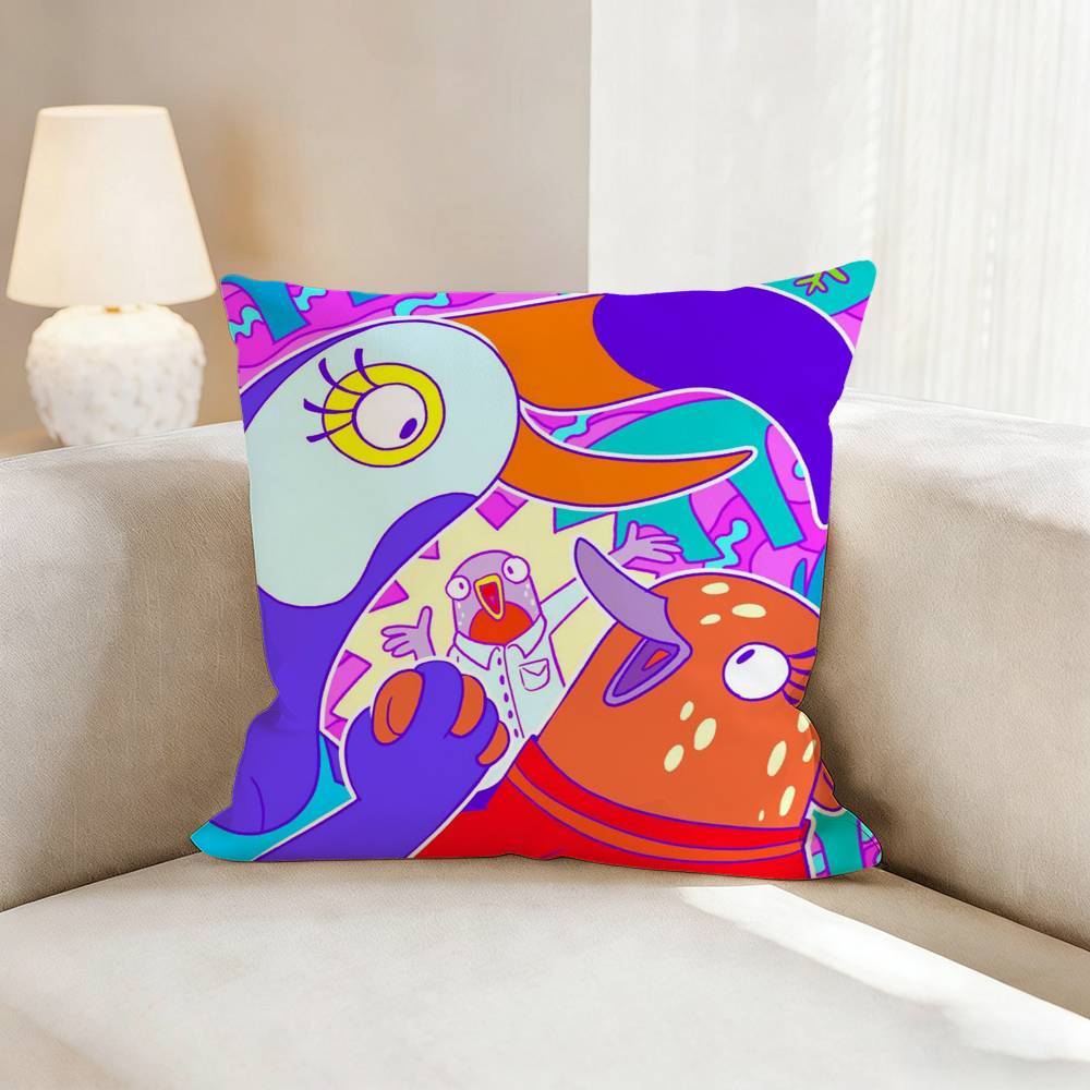 Tuca and Bertie Pillow Case Cushion Cover Throw Pillow Case For Car Sofa