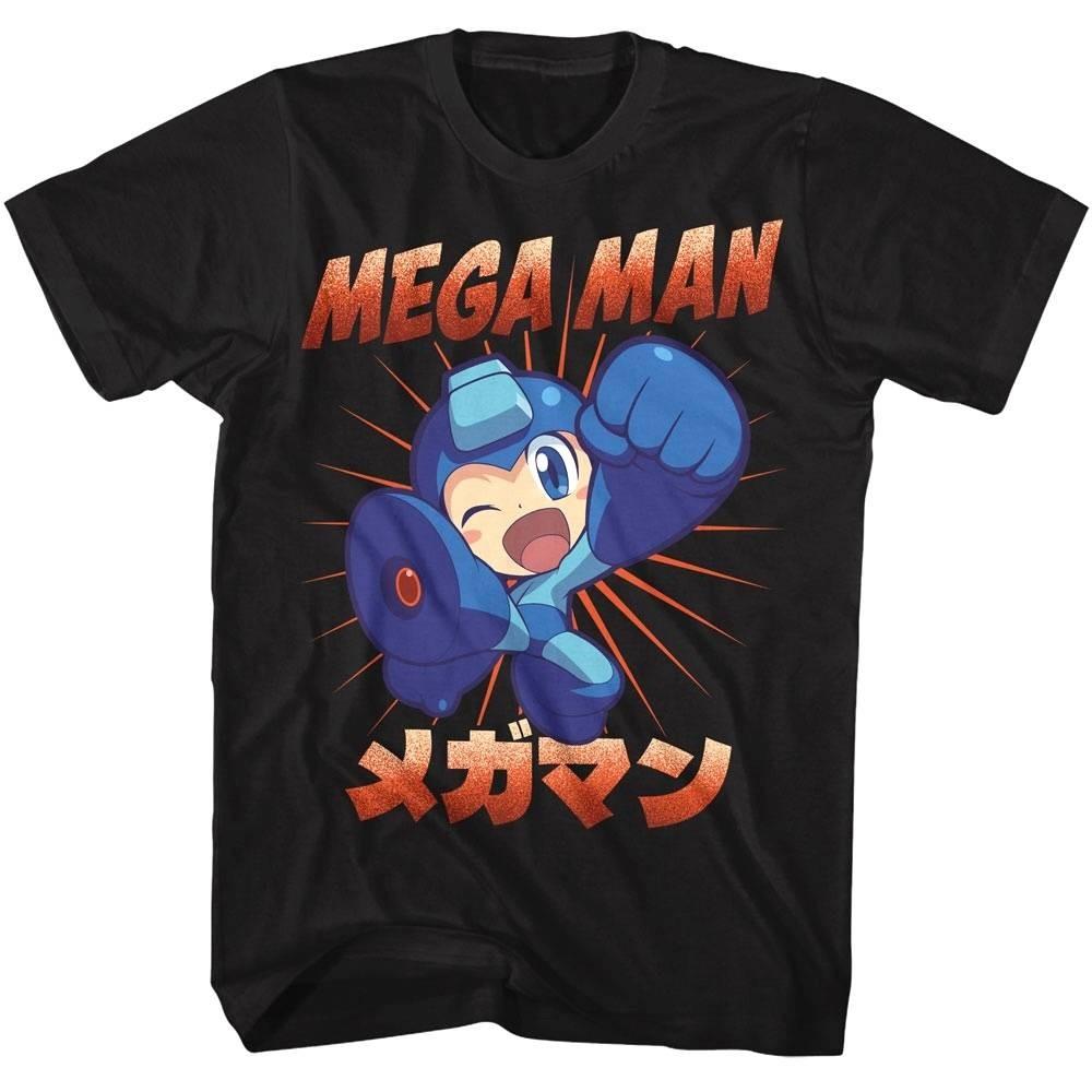 MegaMan Chibi Kick Men T Shirt L