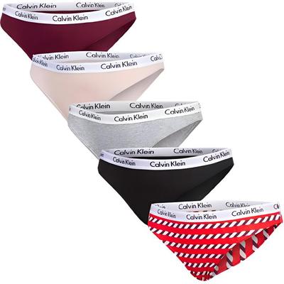 Letter Waistband Comfortable Triangle Underwear 5-Pack Women Underwear 000QD5144E-123