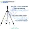 Automatic Rotating Stainless Steel Sprinkler with Telescopic Stand for Garden Irrigation