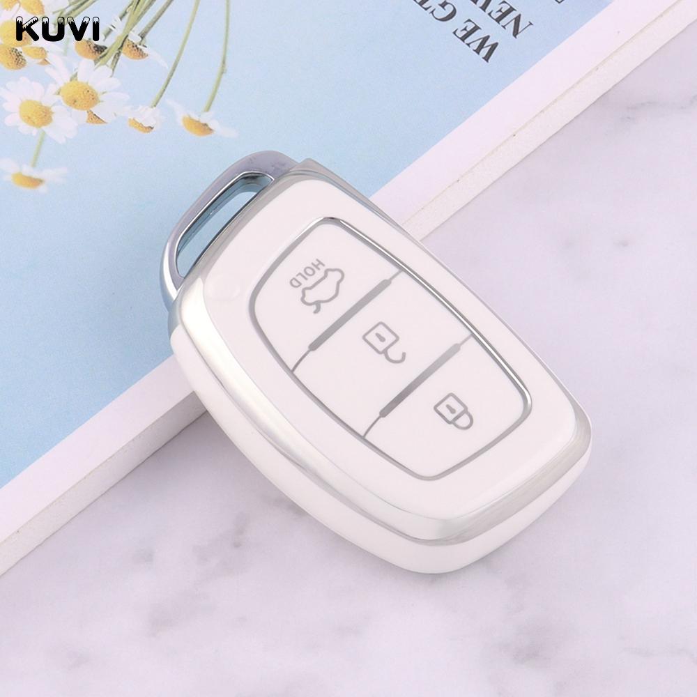 

3 4-кнопочный ТПУ чехол-обложка для умного ключа автомобиля Hyundai Tucson Santa Fe Rena Sonata Elantra Creta Ix35 Ix45 I10 I30 I40 Аксессуары