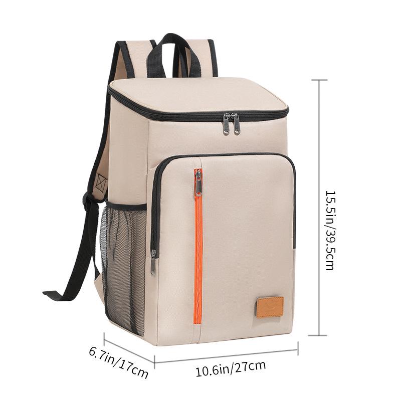 2022 Stilvoller isolierter Rucksack mit großer Kapazität für Picknicks im Freien, Mittagessen & Wein – Tragbar & Frischeerhaltend