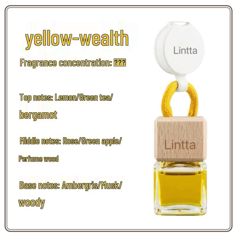Long-lasting Car Pendant Air Freshener - Premium Fragrance Essential Oil for Interiors
