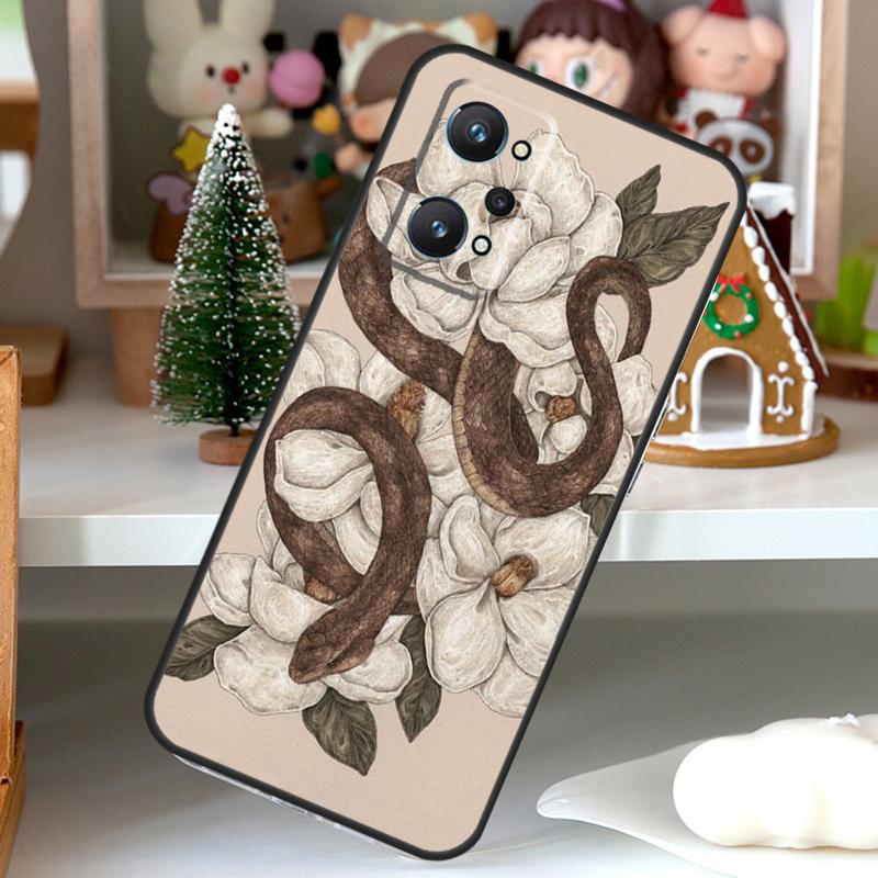 The Snake and Fern For OPPO Realme C55 C35 C33 C31 C30 C25 C21Y C11 GT Neo 5 3T 2T Realme 10 9 11 Pro Plus Case