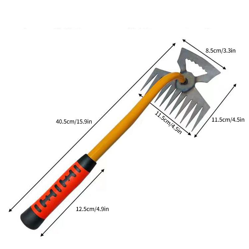 Garden Weeder Tools Planting Shovel Manual Grass Rake Loosening Soil Plowing Rooting Remove Digging Agricultural Hand Tools
