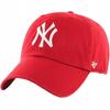 47 Brand Czapka Ny New York Yankees Clean Red - Ari