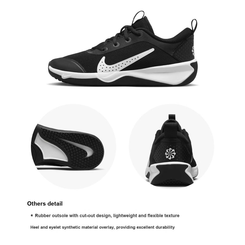 Nike Omni Multi-Court GS Black White Kids Sneakers DM9027-002