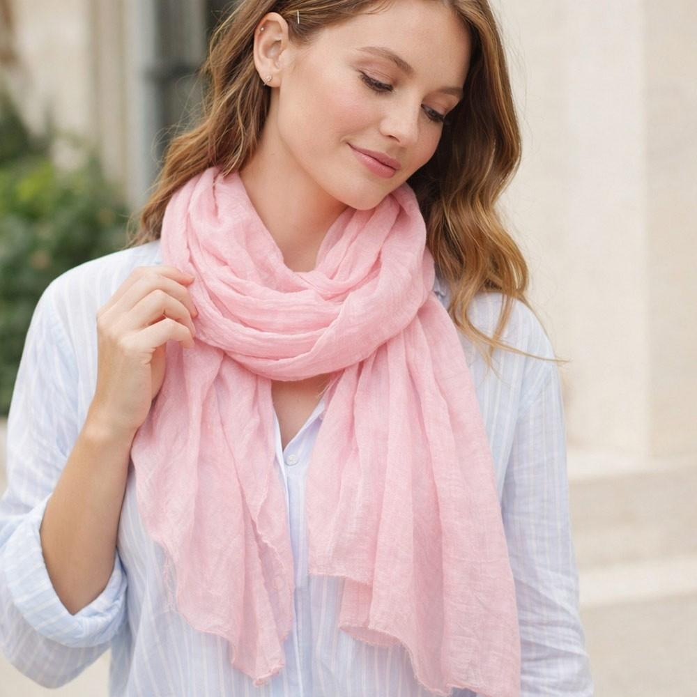 Solid Color Chiffon Scarf Thin Shawl Silk Elegant Wrap Hijab  Spring