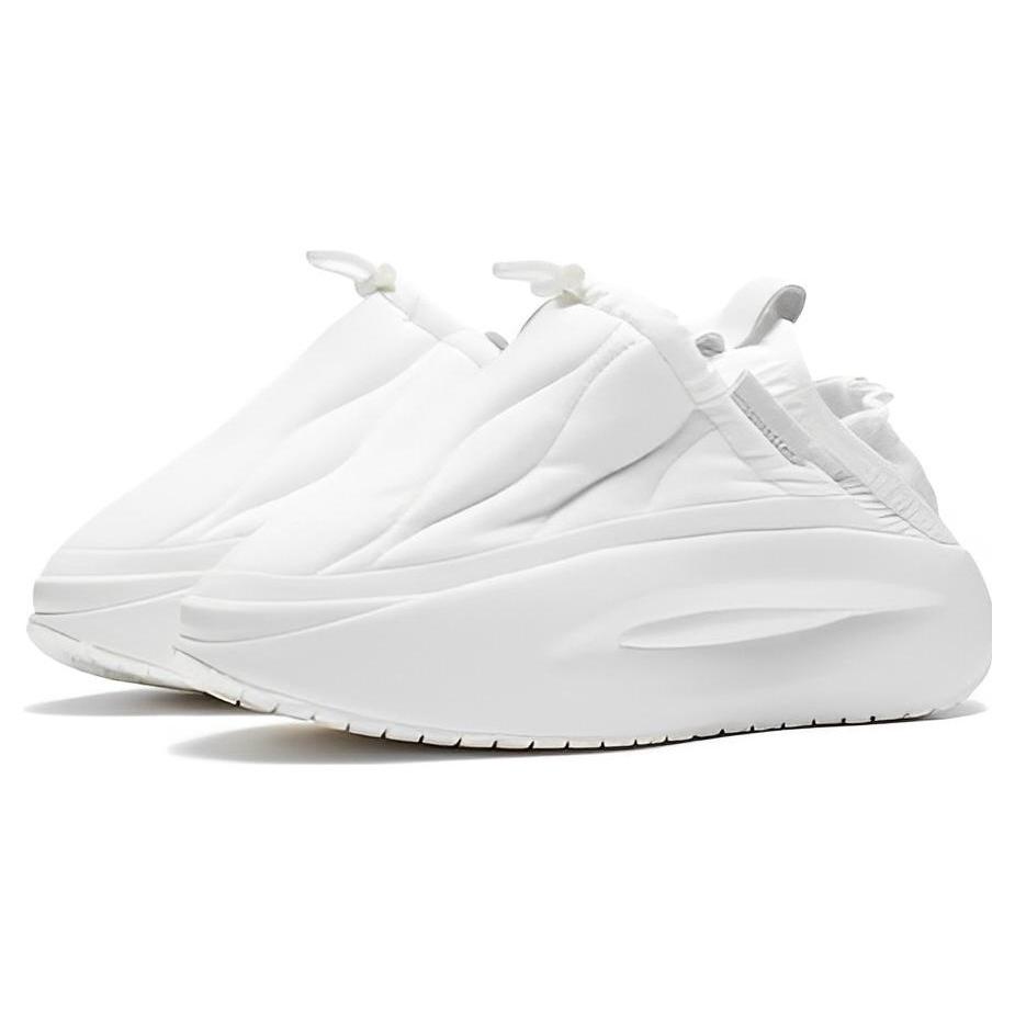 Chaussures de sport décontractées basses LiNing Cloud Travel, douces, rembourrées, antidérapantes, résistantes à l'usure, légères, pour hommes, écru AZGS145-1