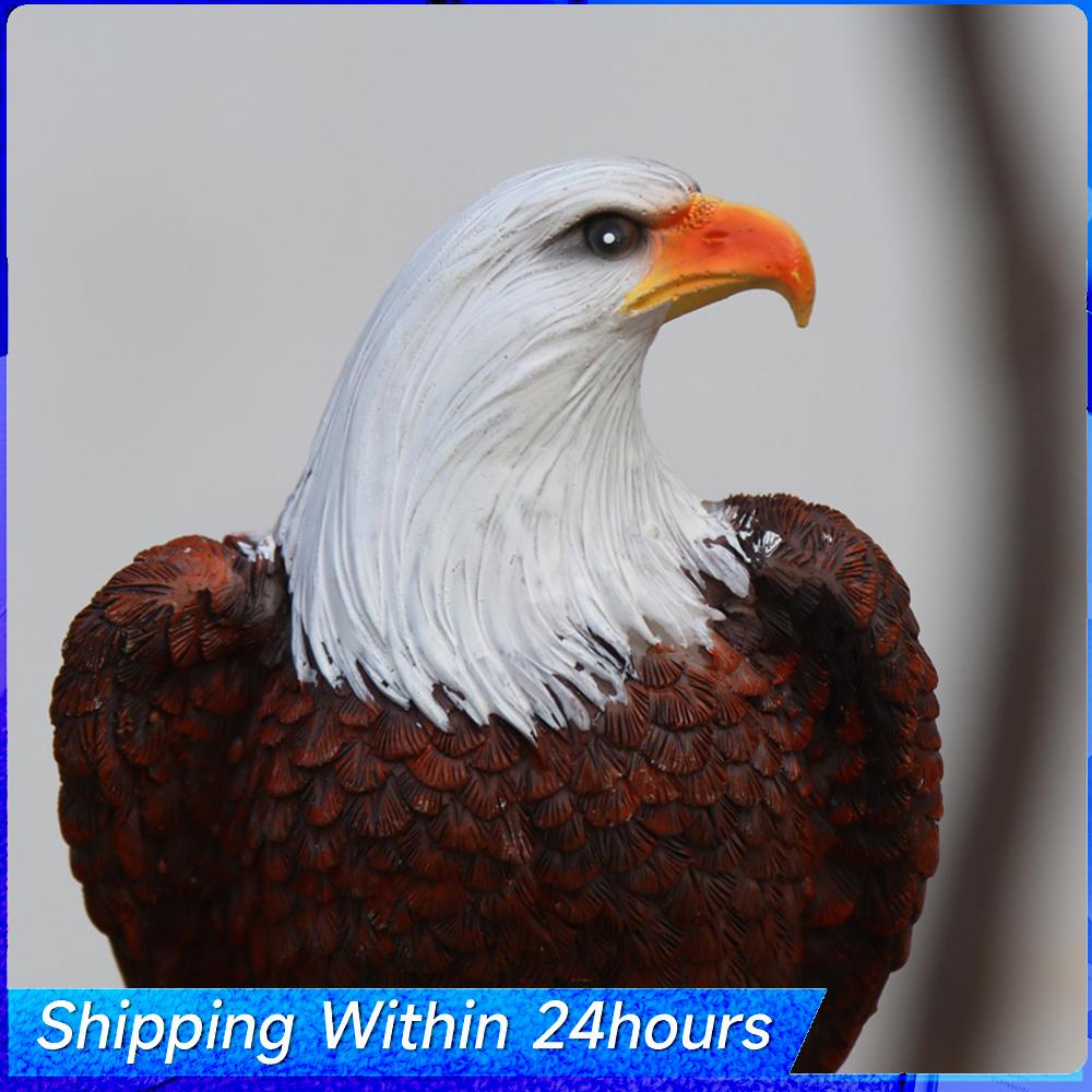 Смоляная солнечная газонная ландшафтная декоративная ночная лампа в форме орла China Mainland