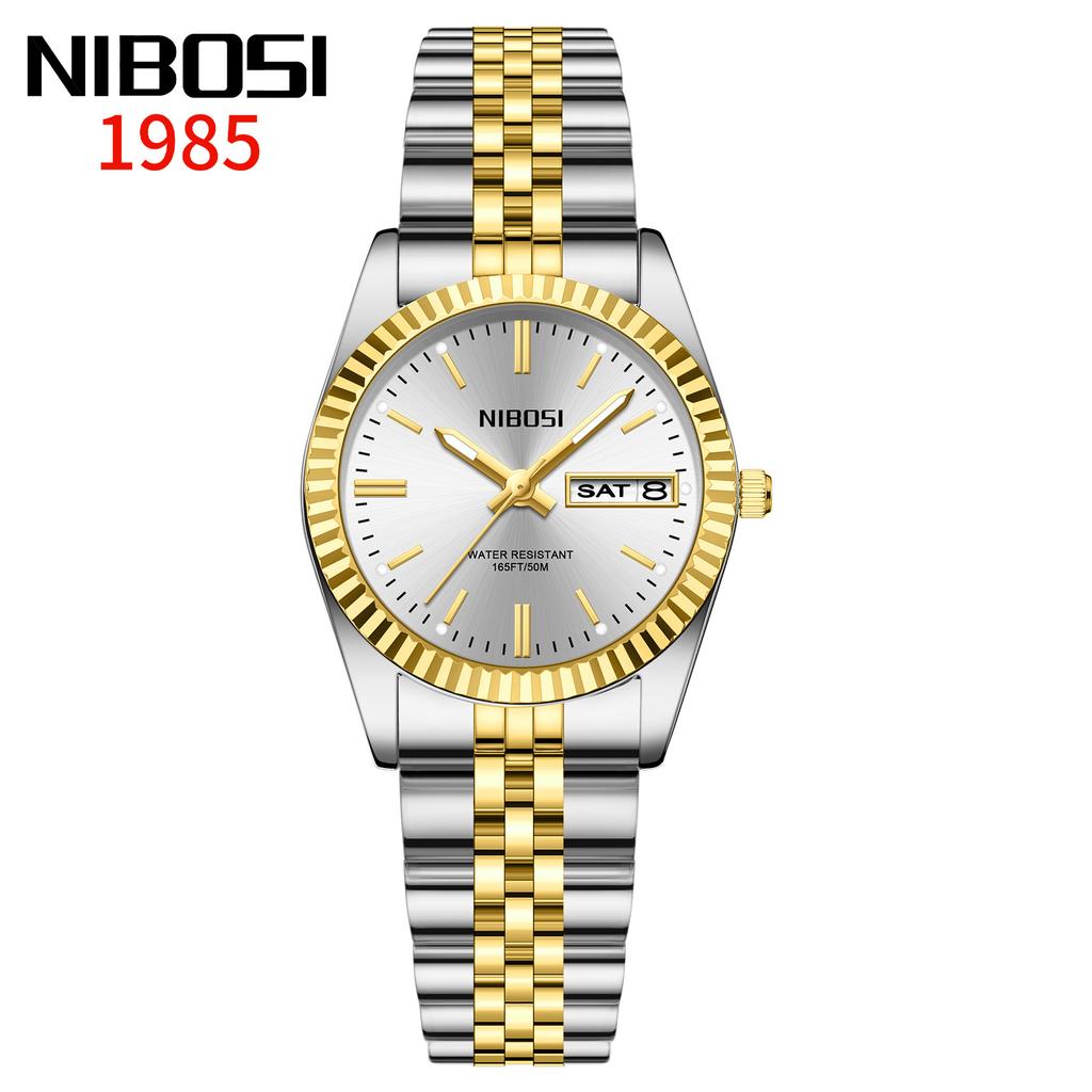 Fashion New Women'S Watch Fashion Temperament Watch Light Luxury Business Double Calendar Quartz Watch Women