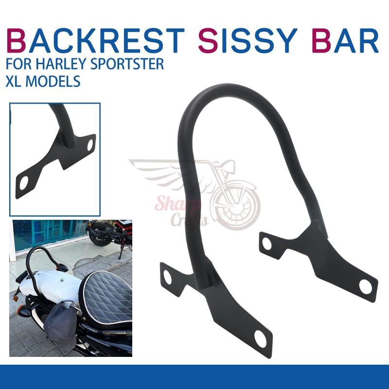 

Задняя спинка Motorcyle, короткая пассажирская перекладина для Harley XL883 XL1200 Sportster 883 72 1200 X48 Forty Eight Roadster