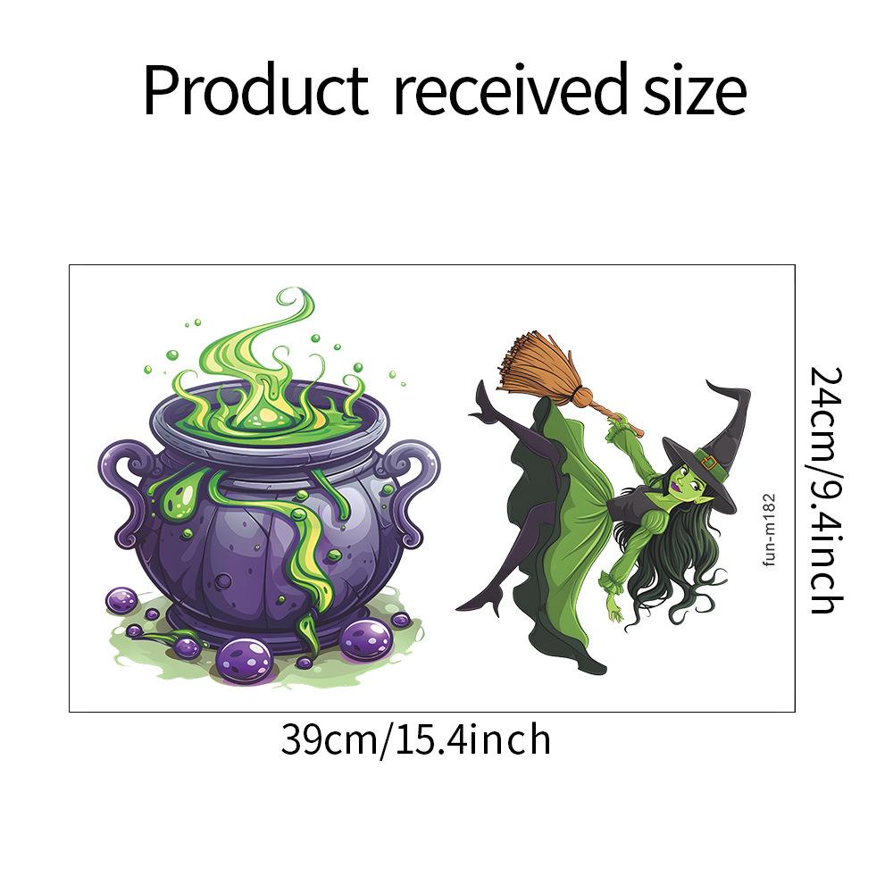 

Fun-m182 Хэллоуин Ведьма Волшебное зелье Главная Ванная комната Украшение ванной комнаты Наклейка на туалет 24*39CM/fun-m182