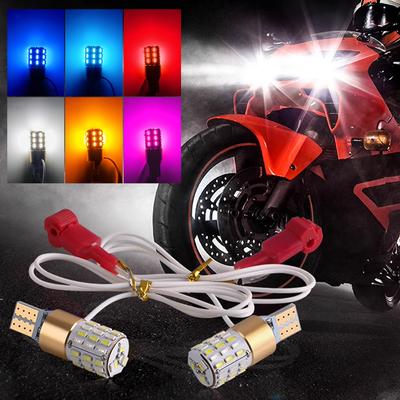 2 Peças T15 Seta Luz de Sinalização de Motocicleta Luz de Sinalização Lâmpada de Largura Estacionamento Ré Cor Neblina Canbus Lâmpada LED Acessórios