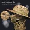 Sunscreen Balaclava Boonie Hat Wide Brim Sun Hat Durable Fishing Cap Full Face Mask Set  Outdoor