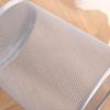 Mesh Iron Trash Can Open Top Large Capacity Well Ventilated Round Waste Basket Bin for Home Office