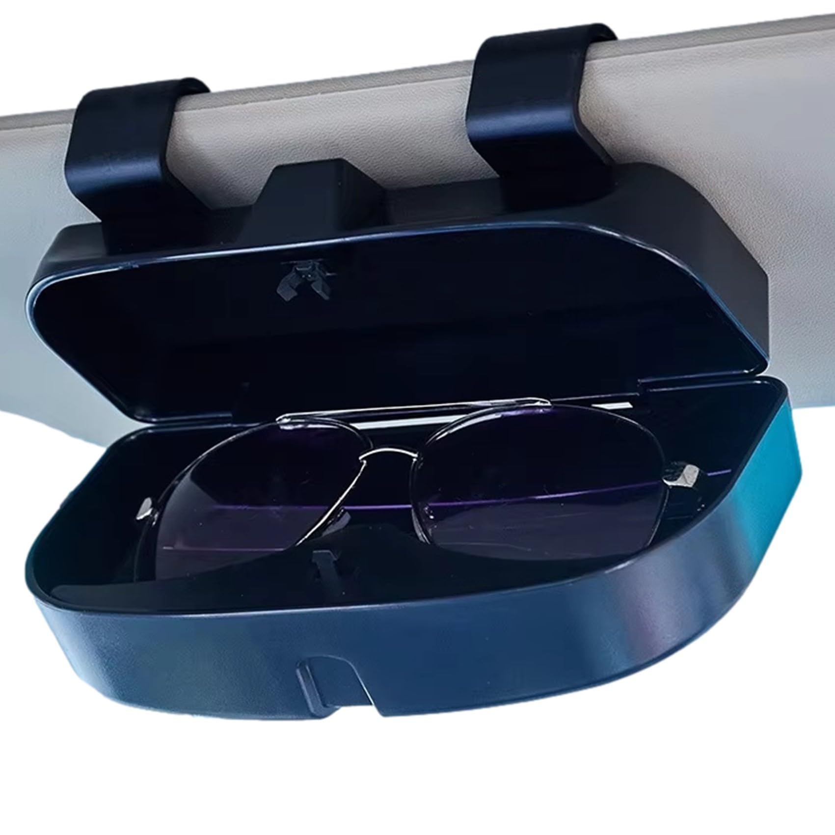 

[NOELAMOUR] Чехол для солнцезащитных очков, Держатель для солнцезащитных очков, Держатель для очков, Козырек от солнца для автомобиля, Футляр для хранения очков, Коробка (черный) W17 x D8.2 x H5.7cm чёрный