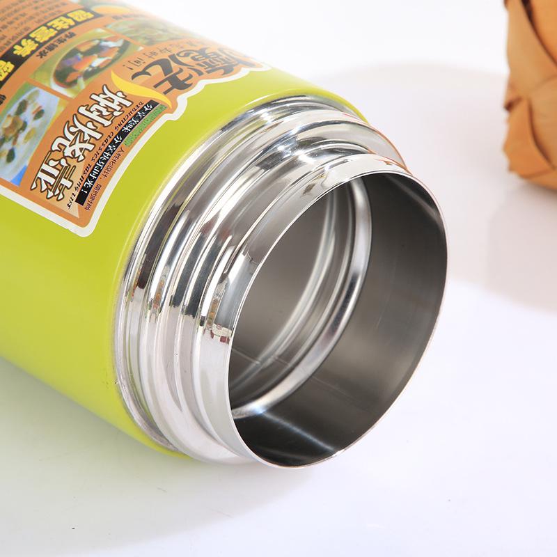 304 Stainless Steel Large Capacity Insulated Double-Layer Food Jar for Outdoor and Household Use