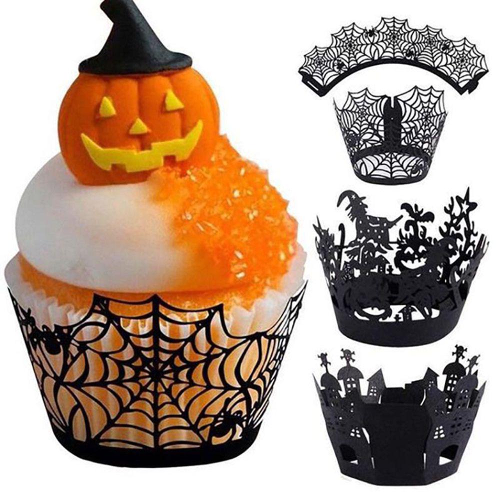 Details about Hollow Paper Cupcake Wrapper Portable Laser Cut Halloween House Party Decoration Details about Hollow Paper Cupcake Wrapper Portable Laser Cut Halloween House Party Decoration