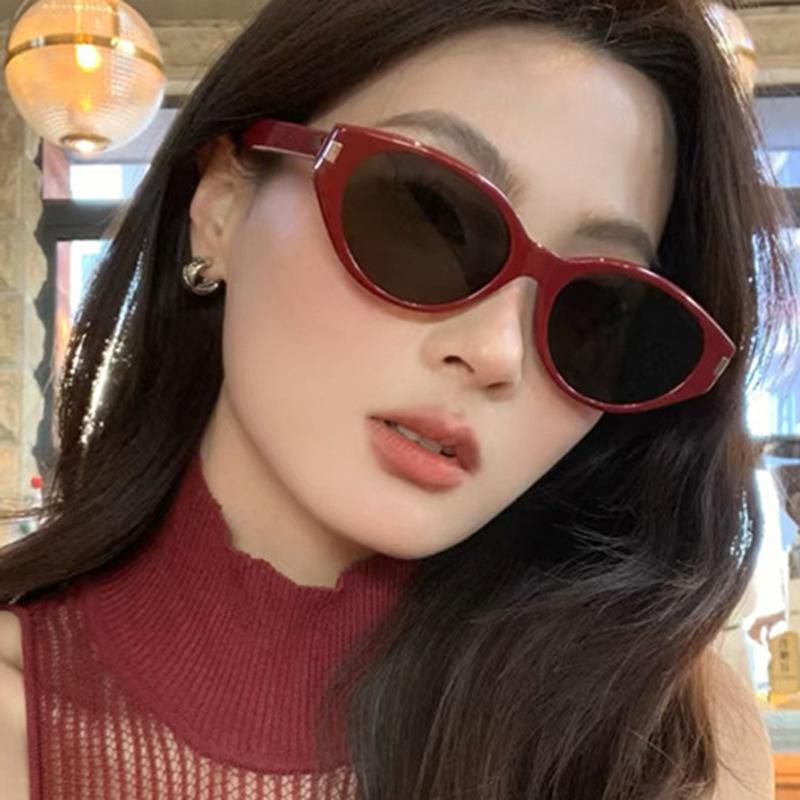 Korean version of Coco glasses cat eye sunglasses new sunglasses anti-ultraviolet Xiaohongshu sunglasses