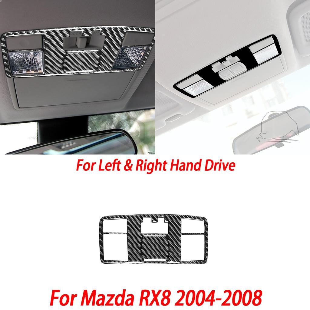 Gloss Black Plastic Car Interior Accessories Sticker AC Radio Door Handle Gear Shift Panel For Mazda RX8 2004-2008 SE3P JM1FE