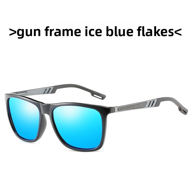 

58-18 New Men s and Women s Polarized Sunglasses Colorful Aluminum-magnesium Alloy Spring Legs Fashion Myopia Degree Sunglasses No degree0