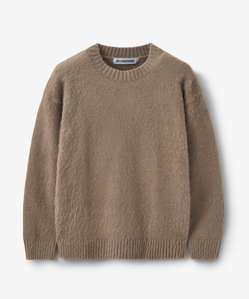 BLOND9 Soft Brushed Round Knit ( 6 Colors )