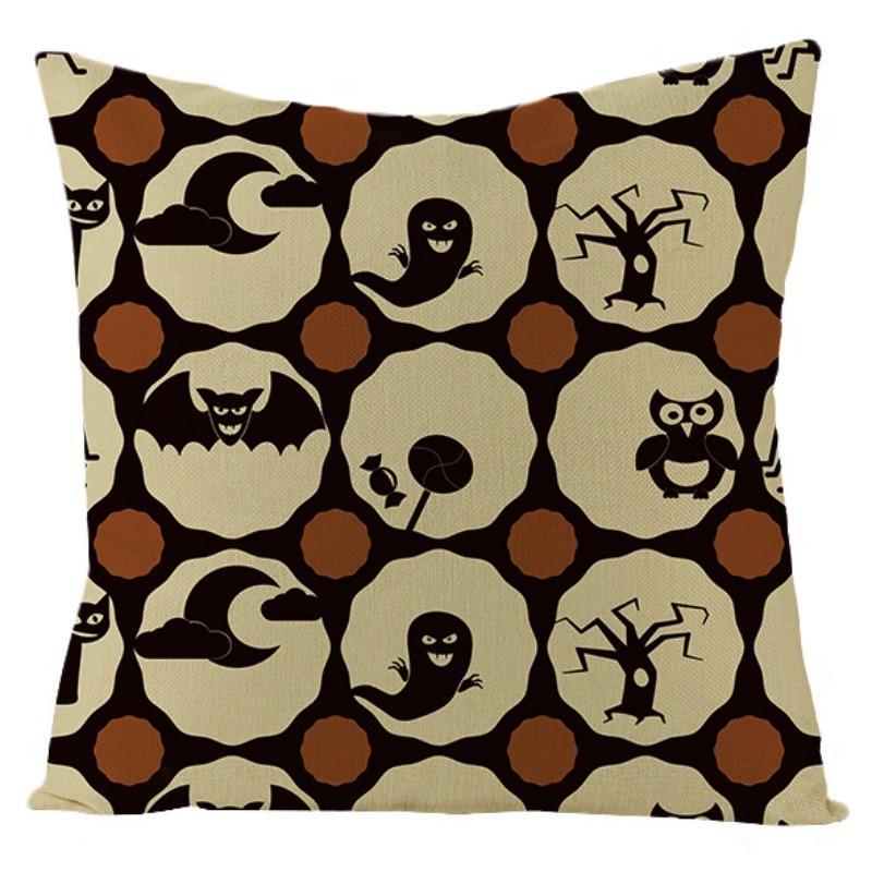 New Halloween Throw Pillow Cover Nordic Festival Home Decor Sofa Cushion Cover