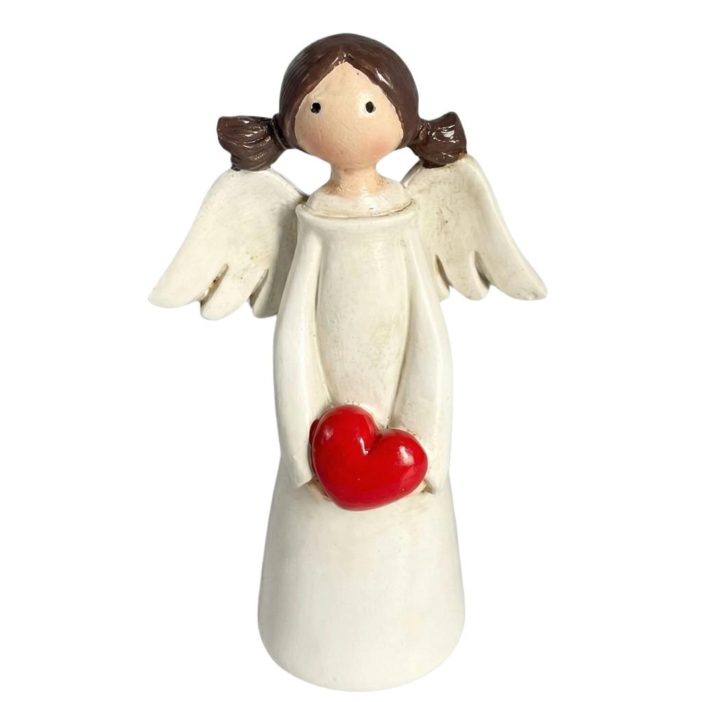 Heminredning Staty Prydnad Morsdagspresent Mamma Liten Baby Staty