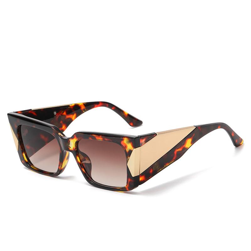 

Fashion Square Sunglasses Women Punk Eyewear Men Oversized Wide Leg Square Shades Trending Men Women Eyeglasses