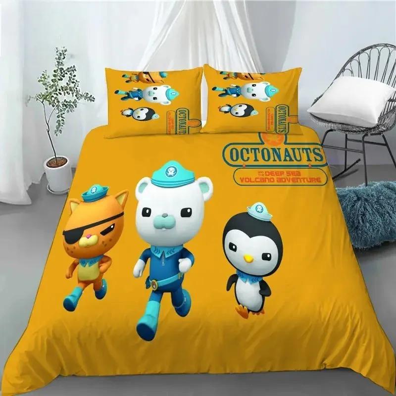 The Octonauts cartoon Bedding Sets exquisite bed supplies set duvet cover bed comforter set bedding set luxury birthday gift