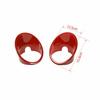 Exterior Front Fog Light Lamp Cover Trim Frame For Dodge Challenger 2009-14 Red