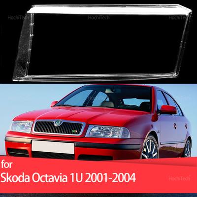 For Skoda Octavia Ouya 1U 2001 2002 2003 2004 Headlight Cover Car Headlamp Lens Glass Replacement Front Lamp Shade Auto Shell