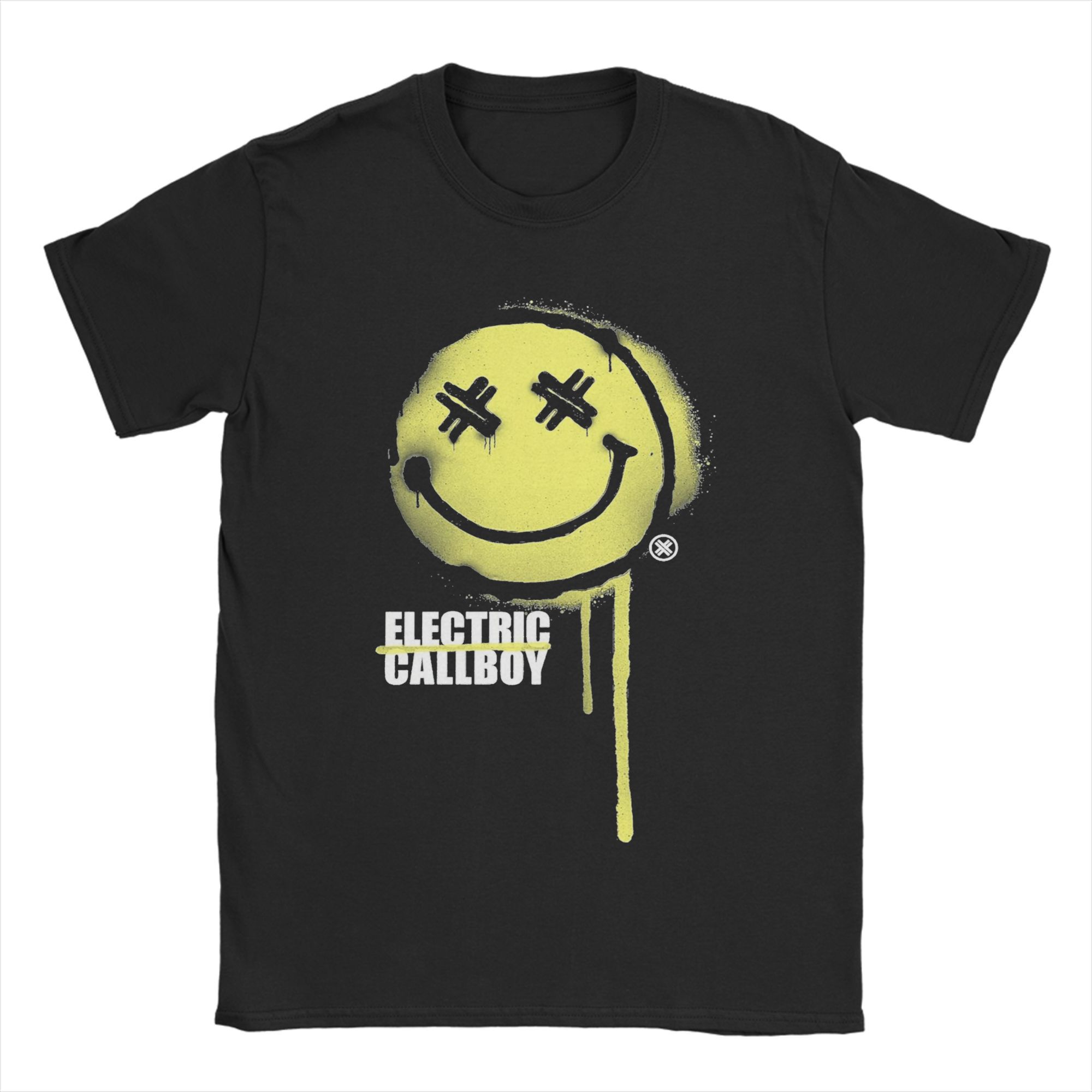 

Повседневная футболка с виниловым принтом Electric Callboy Splash для мужчин, с круглым вырезом, с коротким рукавом, одежда, хлопок, летний топ, футболка M