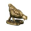 Messing Chinesischer Tierkreis Hahn Tierfigur Kreative Statue Retro Dekoration Statuen