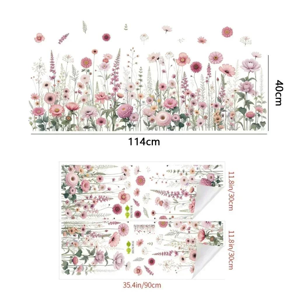 Creative Customization Wall Art Floral Wall Decals Creative Customization Decorative Wall Art Easy Installation China Mainland