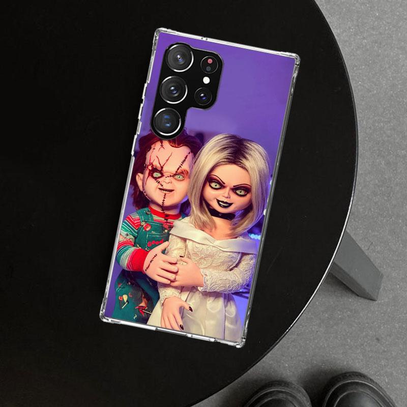 

Chucky Doll Horror Movie Phone Case Cover for Samsung Galaxy S26 S25 Edge S24 S23 Ultra S22 Plus S21 FE S20 + Art Customized Fun Samsung S21 FE