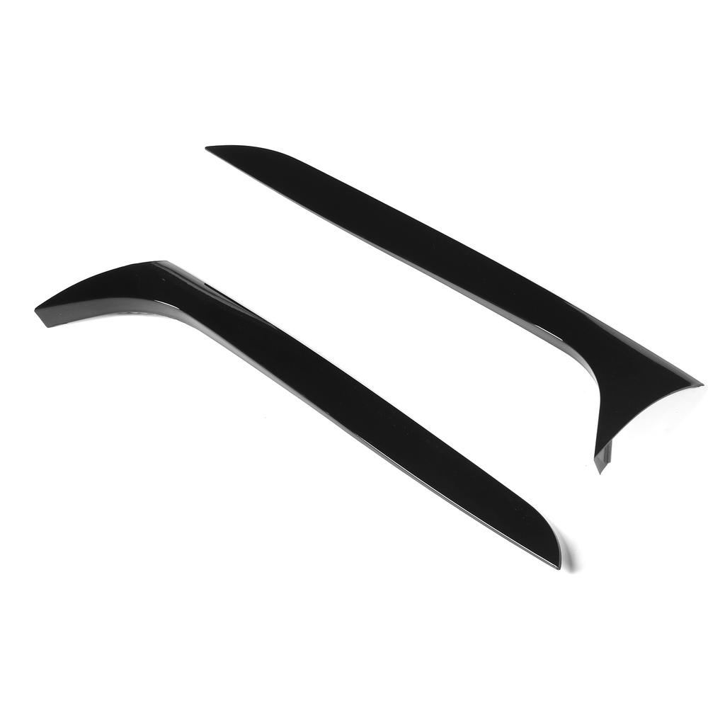 2pcs Rear Back Window Side Spoiler Glossy Black Maintenance Replacement for A4 B8 Allroad Avant 2009 2016