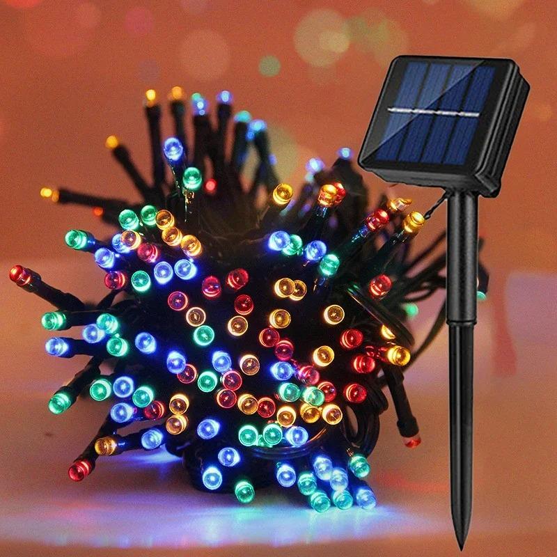 8 modes of solar outdoor string lights suitable for Christmas, Easter, Halloween, and parties,perfect for gardens, windows, and balconies