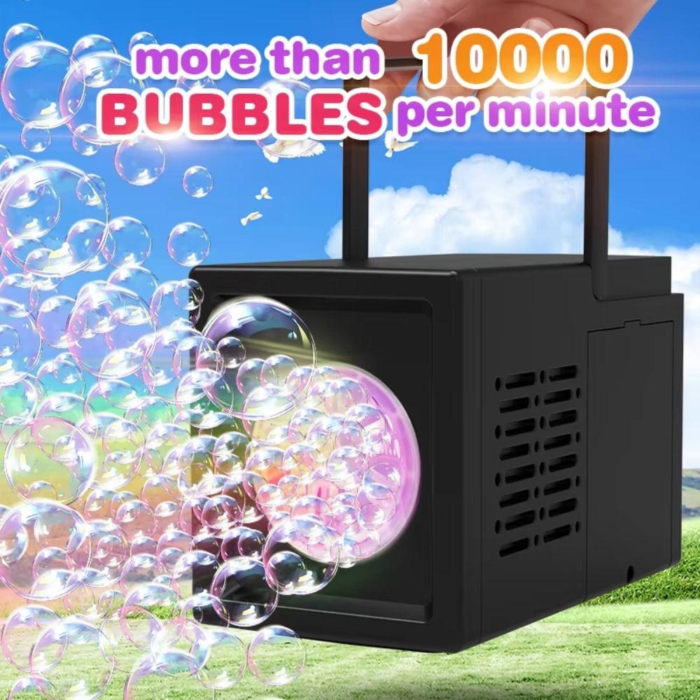 Fully Automatic Bubble Blowing Toy 10 Hole Children's Bubble Machine Kids Toy