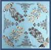 NEW 90*90cm Luxury Brand Women Silk Scarves Plaid Horse Square Scarves Spring Summer Shawls For Ladies