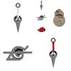 Naruto Rinnegan Badge Legering Uitsnijding Met Cadeaubox Voor Anime Verzamelaars