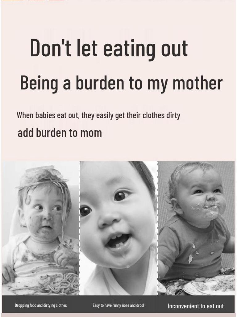 Waterproof Infant Disposable Baby Bibs - Anti-Spill and Anti-Dirty Food Towels