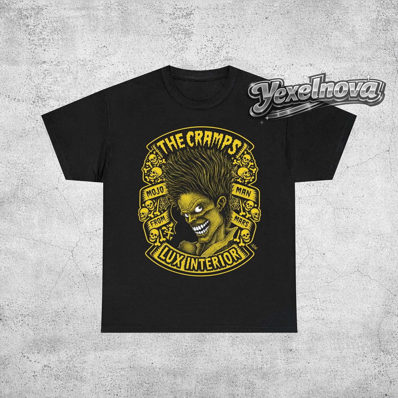 The Cramps T-Shirt - Rock Band Merch Shirt - Retro Casual Unisex T-Shirt 3XL