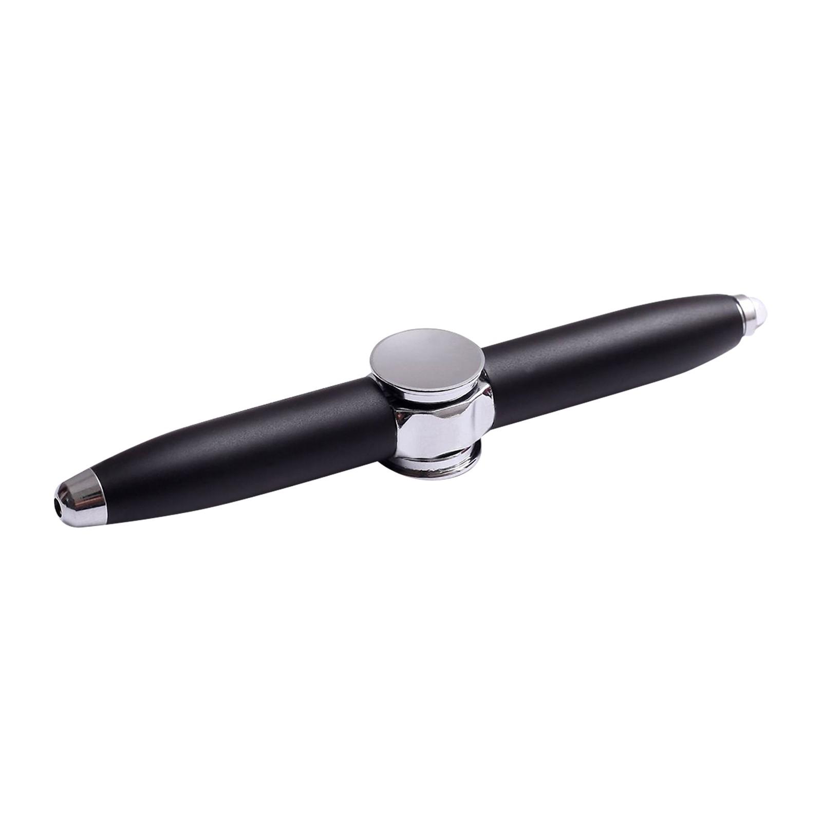 

Многофункциональная гироскопическая ручка со светодиодной подсветкой, вращающаяся светящаяся ручка, уменьшающая давление, 1,2 мл C чёрный