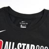 Nike Tricou NBA All-Star Series Chicago Gât Rotund Uscare Rapidă Modă Sport Mânecă Scurtă Topuri Copii Negru 3Z2B7BCFF-ASG